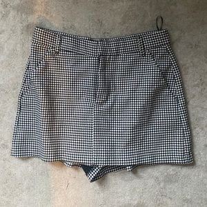 Zara checkered skort